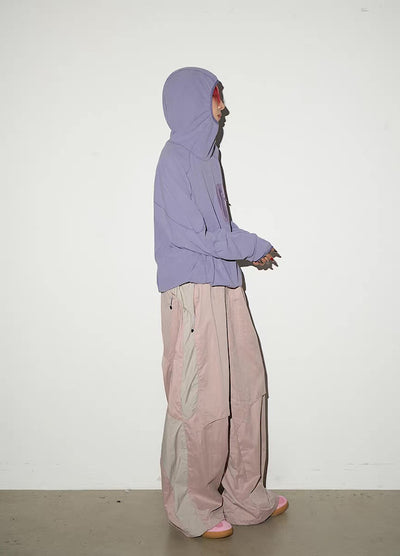 【MICHINNYON】Mountain design silhouette casual wide set up  MY0066