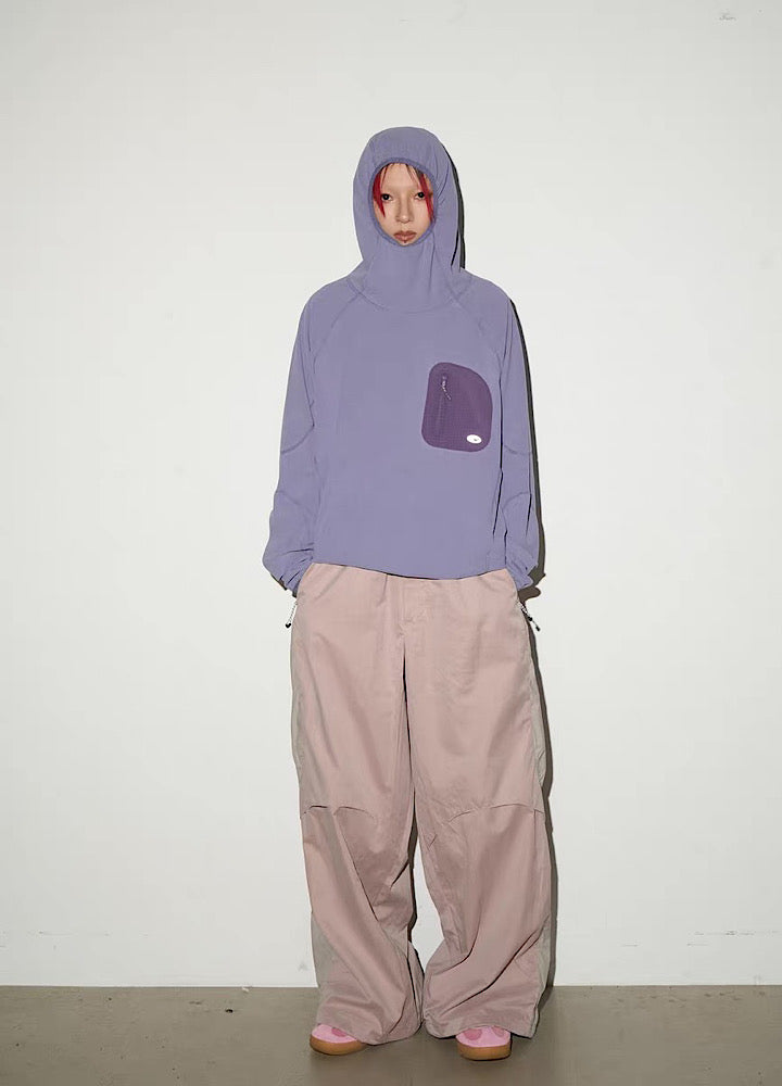 【MICHINNYON】Mountain design silhouette casual wide set up  MY0066