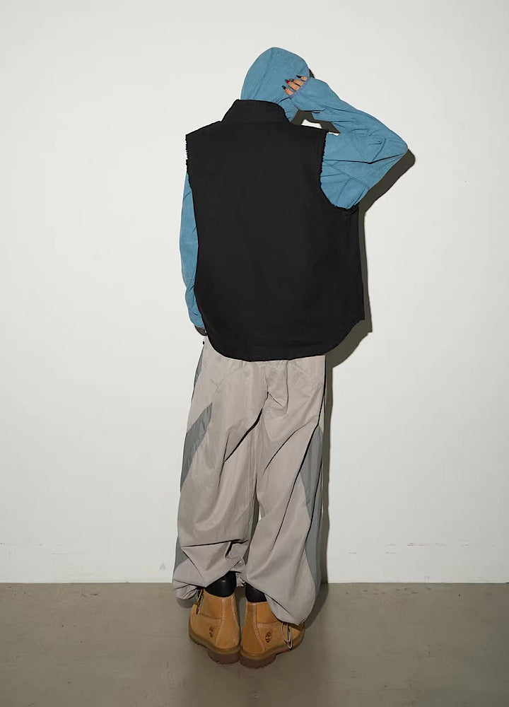 【MICHINNYON】Mountain design silhouette casual wide set up  MY0066