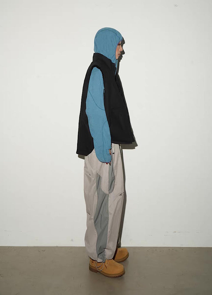 【MICHINNYON】Mountain design silhouette casual wide set up  MY0066