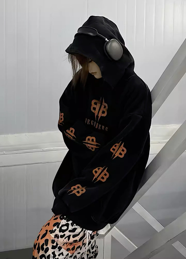 JEM]Back graphic initial design nazer hoodie JE0026 – HI-LANDER
