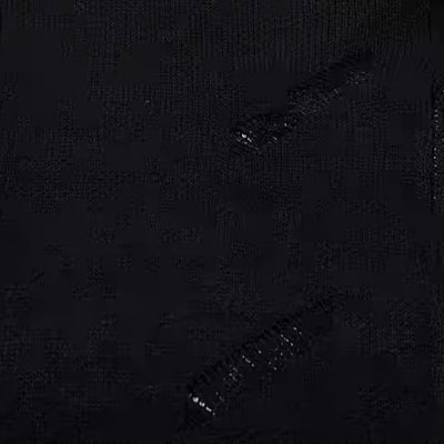 【NIHAOHAO】Random wash and cross design fully distressed knit sweater  NH0225