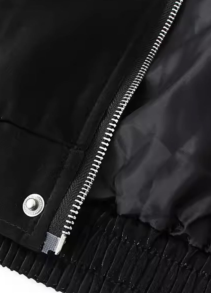 [CUIBUJU] Graphic gloss design simple tailored jacket CB0030 