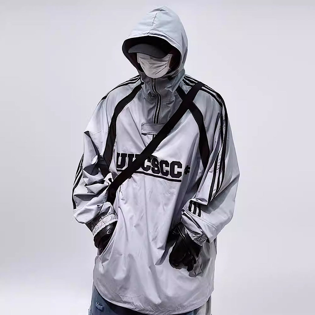 【UUCSCC】Sporty all over casual jacket outerwear  US0050
