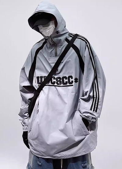【UUCSCC】Sporty all over casual jacket outerwear  US0050