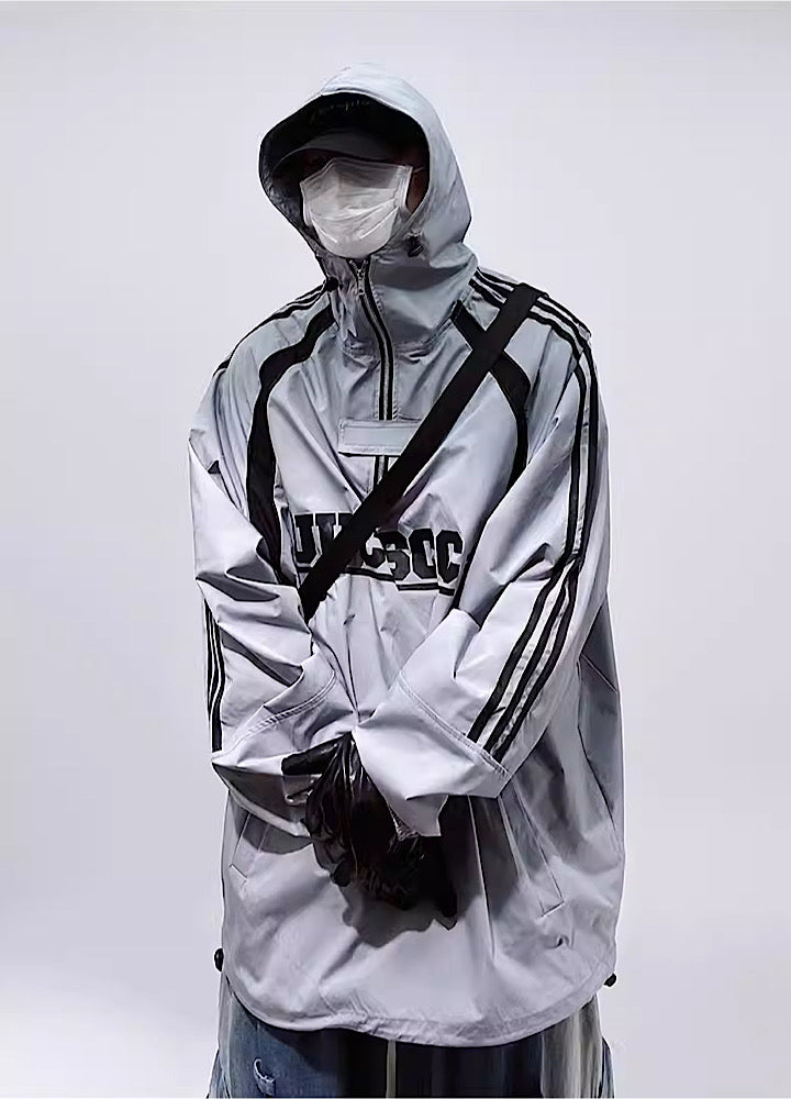 【UUCSCC】Sporty all over casual jacket outerwear  US0050