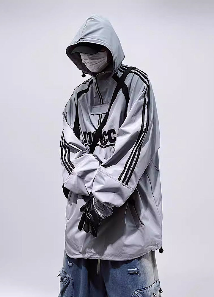 【UUCSCC】Sporty all over casual jacket outerwear  US0050