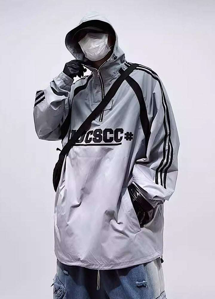 【UUCSCC】Sporty all over casual jacket outerwear  US0050