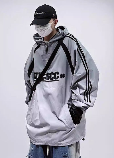 【UUCSCC】Sporty all over casual jacket outerwear  US0050
