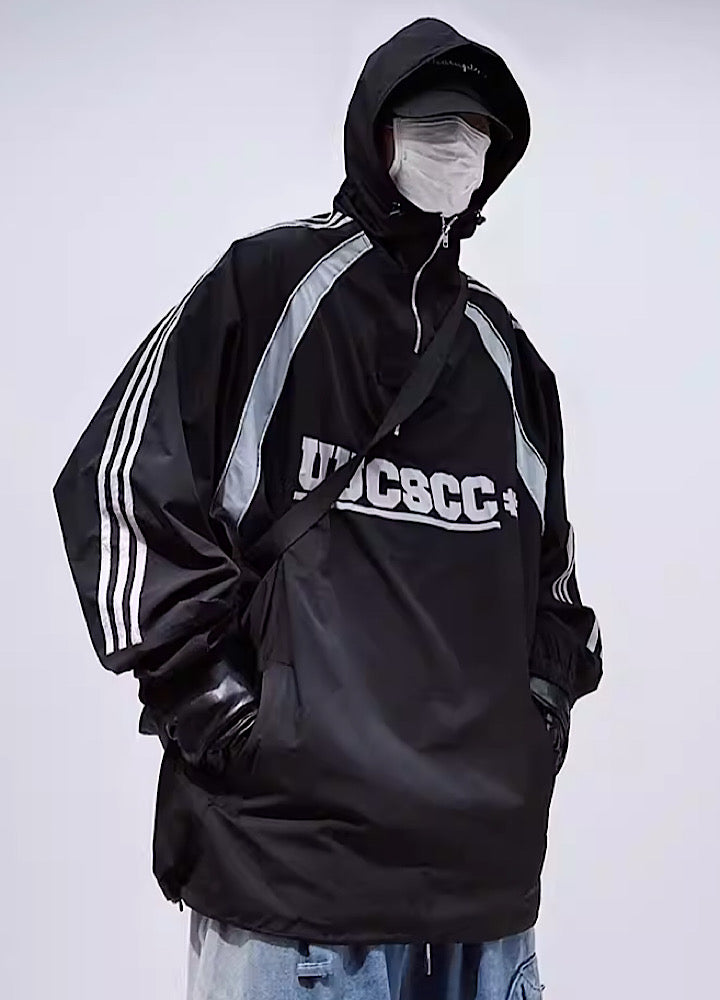 【UUCSCC】Sporty all over casual jacket outerwear  US0050