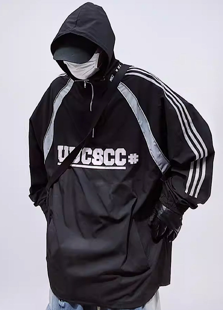 【UUCSCC】Sporty all over casual jacket outerwear  US0050