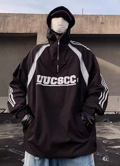 【UUCSCC】Sporty all over casual jacket outerwear  US0050