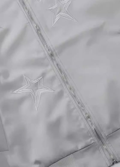 【YOBOPA】Scattered star pattern design multi-cargo jacket  YP0007