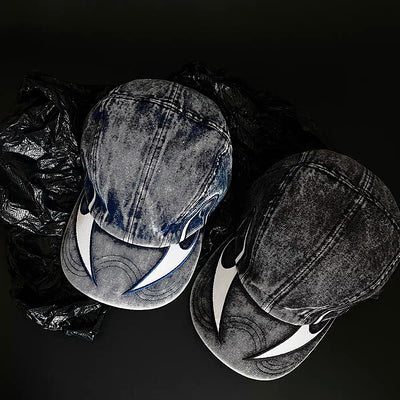 【8/8新作】Double slide design denim style cap  HL3175