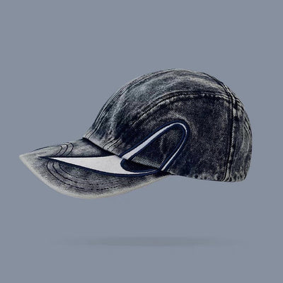 【8/8新作】Double slide design denim style cap  HL3175