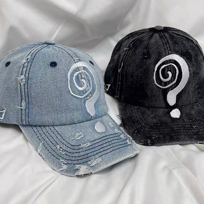 【8/8新作】Vintage Question Mark Point Cap  HL3177