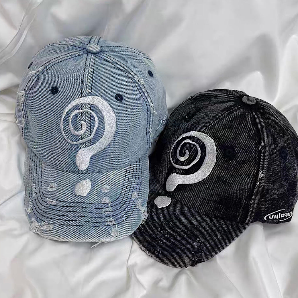 【8/8新作】Vintage Question Mark Point Cap  HL3177