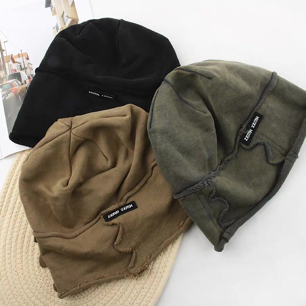 【8/8新作】Vintage color fringe design beanie  HL3178