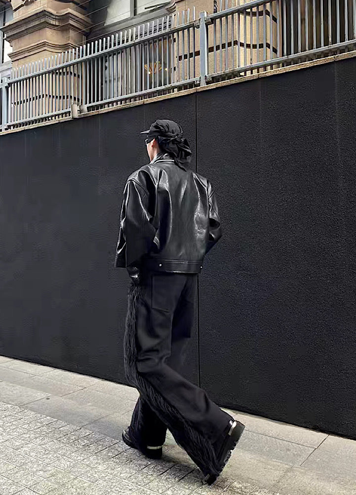 3/25 New Arrival] Fur design mode fulfillment pants HL3025