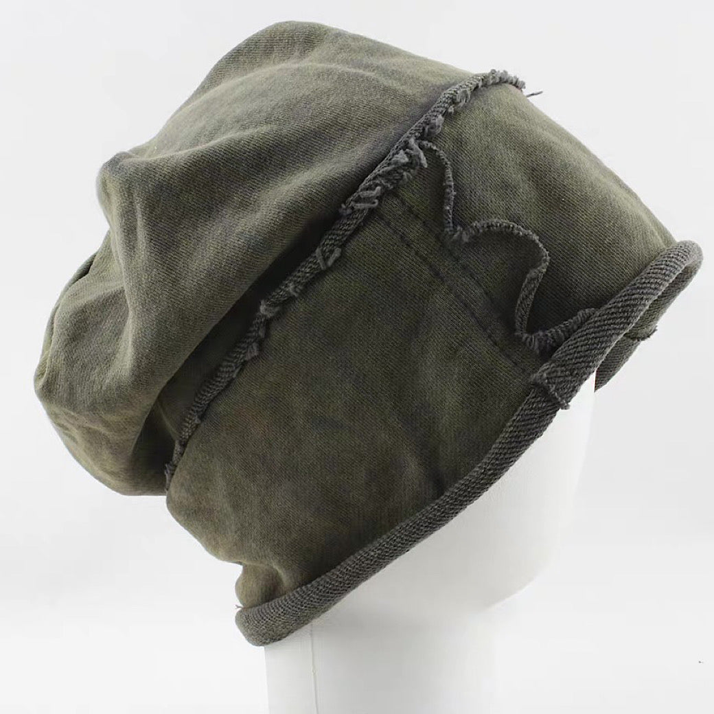 【8/8新作】Vintage color fringe design beanie  HL3178