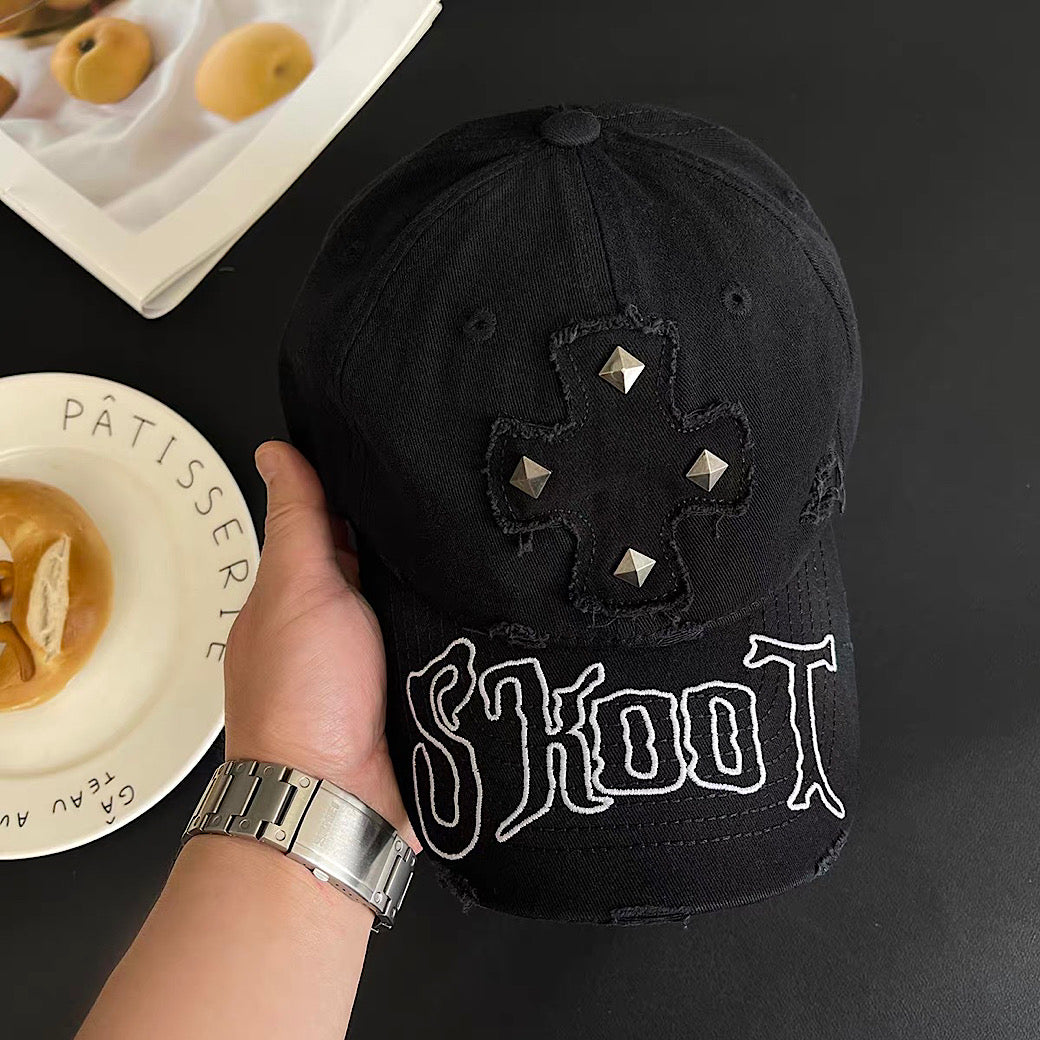 【8/8新作】Cross front design street style cap  HL3179