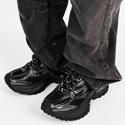 【8/8新作】Dinosaur special sole design thick-soled sporty casual shoes  HL3183