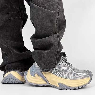 【8/8新作】Dinosaur special sole design thick-soled sporty casual shoes  HL3183