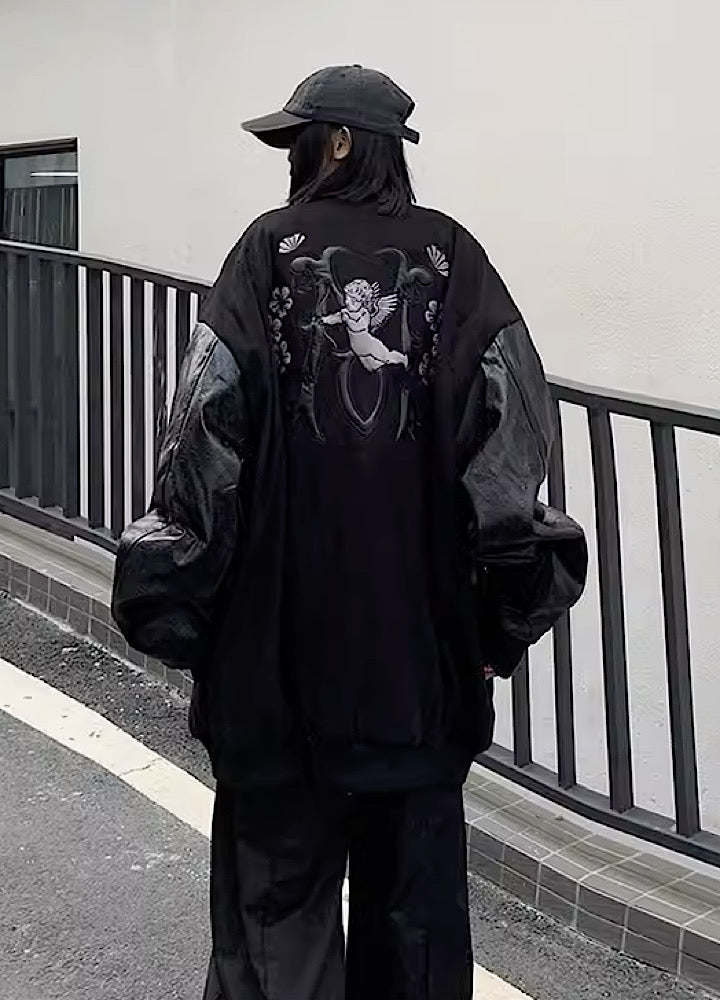 【CEDY】Back print sukajan style design jacket  CD0028