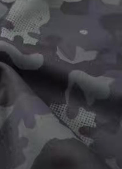 【Blacklists】Design Gray Camouflage Point Star Pattern Sweatpants  BL0073