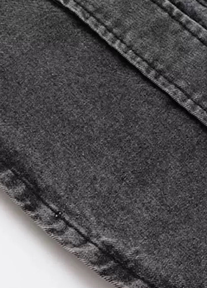 【TR BRUSHSHIFT】Multi-pocket washed cargo denim pants  TB0062