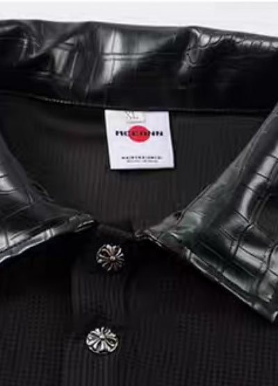 【TR BRUSHSHIFT】Random Star Design Dark Style Layered Knit Sweater  TB0063