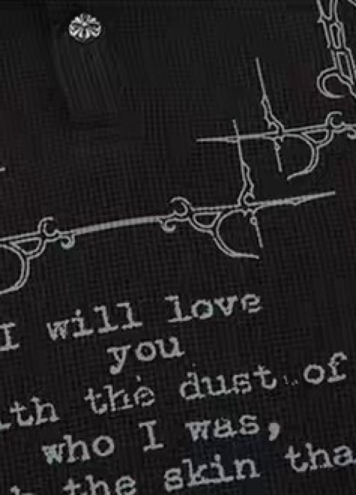 【TR BRUSHSHIFT】Random Star Design Dark Style Layered Knit Sweater  TB0063