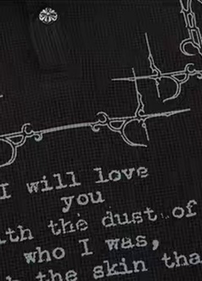 【TR BRUSHSHIFT】Random Star Design Dark Style Layered Knit Sweater  TB0063