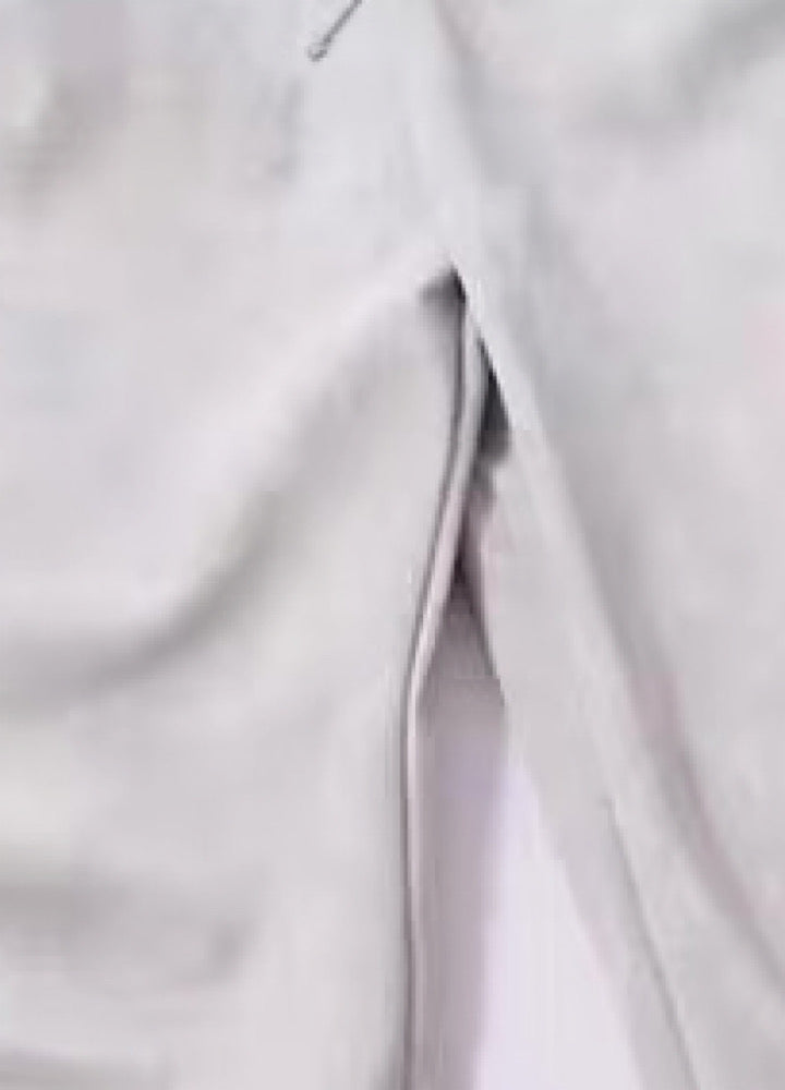 【TR BRUSHSHIFT】Silver patch point wide silhouette cargo pants  TB0068