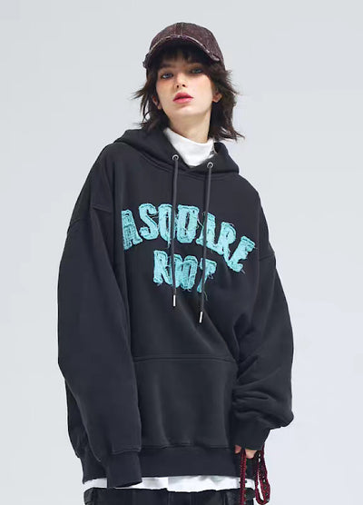 [A SQUARE ROOT] College logo design initial hoodie AR0024