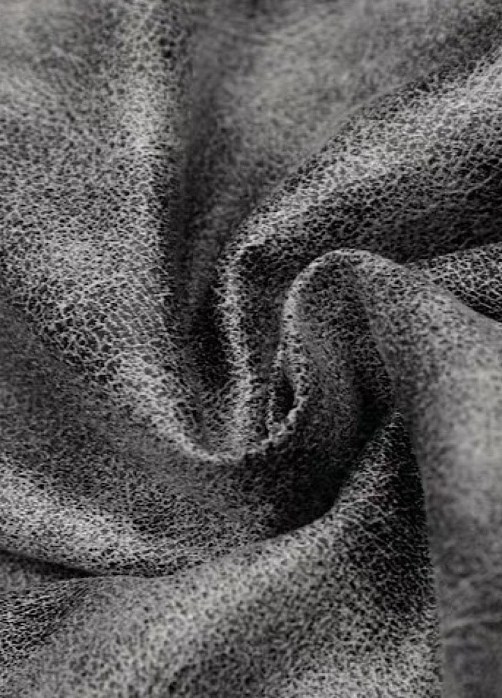 【MR nearly】Gray base wash full-zip fur hoodie jacket  MR0165