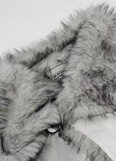 【MR nearly】Random wash double button fleece lined jacket outerwear  MR0167