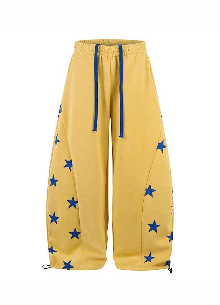 【Blacklists】Side random star design casual sweatpants  BL0069