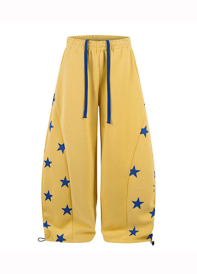 【Blacklists】Side random star design casual sweatpants  BL0069