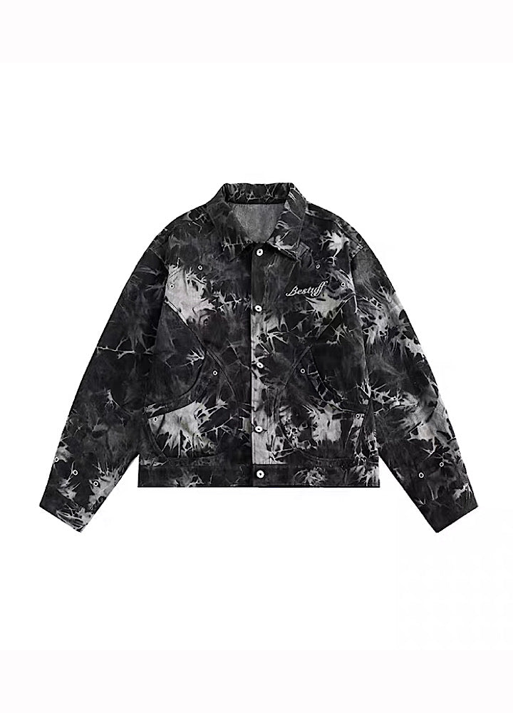 [CEDY] Random pattern design broad vintage jacket CD0042