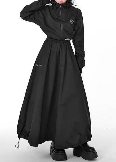 [YUBABY] Normalized tightening design balloon silhouette skirt YU0018