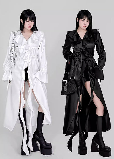 【YUBABY】Full all-in-genre asymmetric mode dress  YU0013