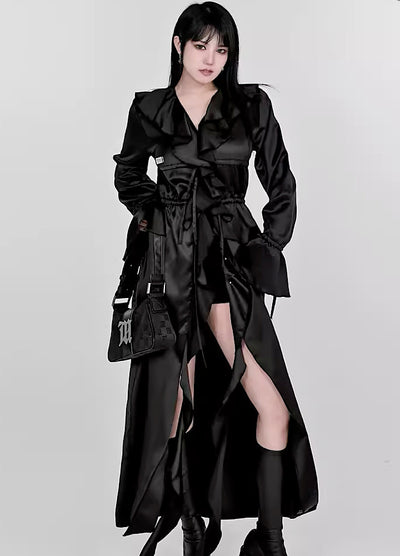 [YUBABY]Full all-in-genre asymmetric mode dress YU0013