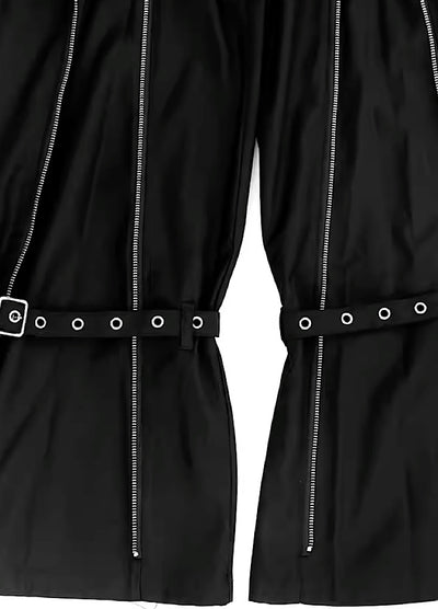 【YUBABY】Chain zipper multi-belt subculture street pants  YU0016