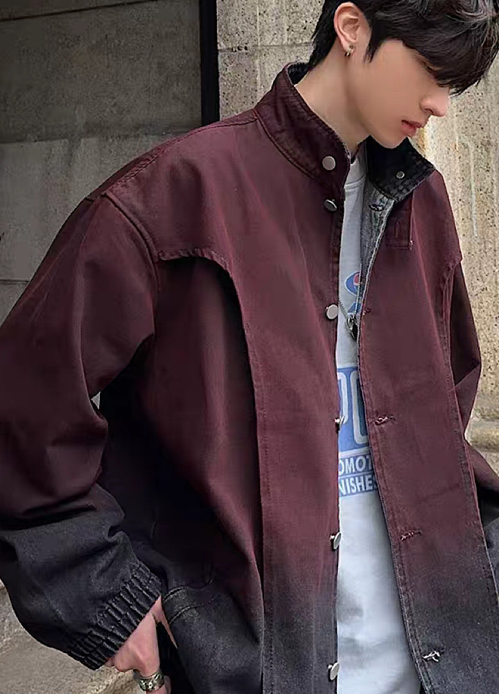 [Jmhomme] Chic dark gradation color regular long sleeve jacket JH0015