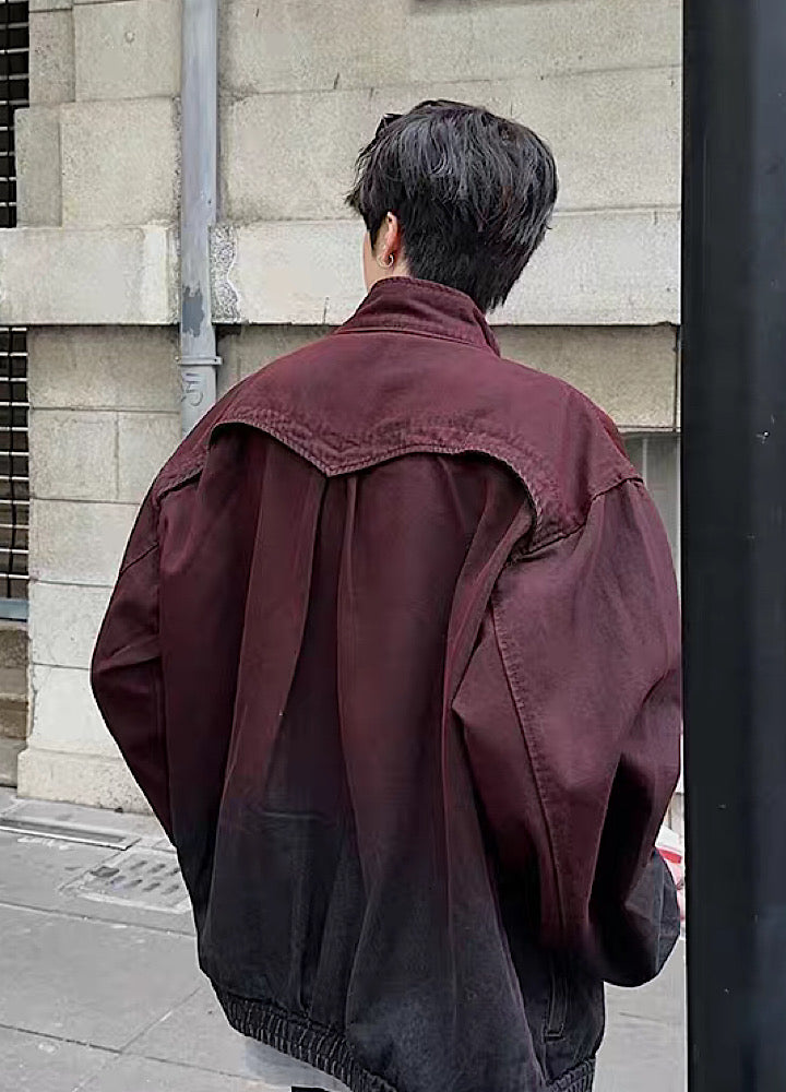 【Jmhomme】Chic dark gradation color regular long sleeve jacket  JH0015