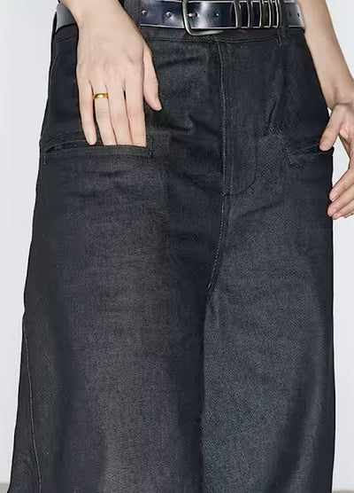 【0-croworld】Simple coloring micro gouache denim  CR0043