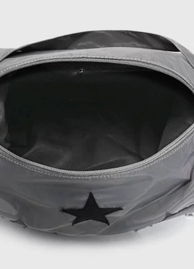 [4/1 New Release] Gray color star pattern design multi-shoulder bag HL3029