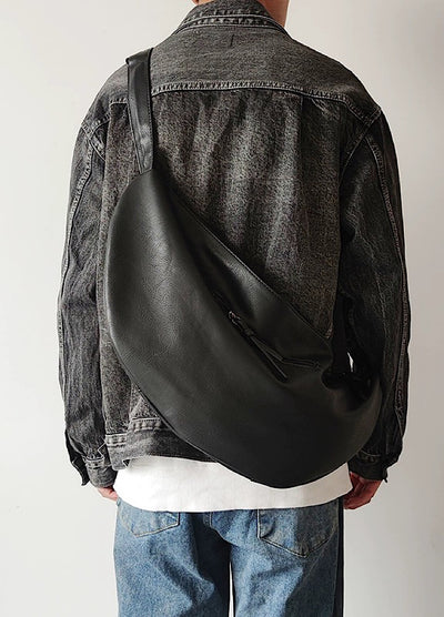 Regular silhouette design multi-leather bag  HL3031