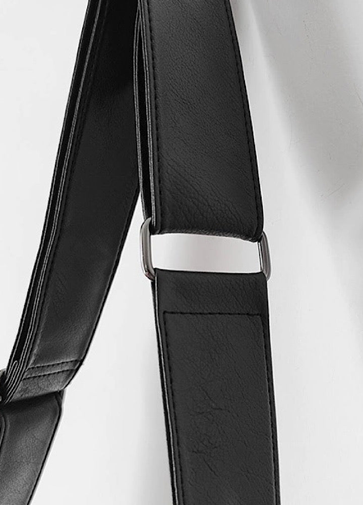 [4/1 New Arrival] Regular silhouette design multi-leather bag HL3031